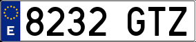 Truck License Plate